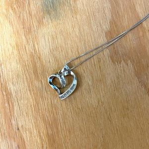 Kay’s jewelers heart diamond necklace